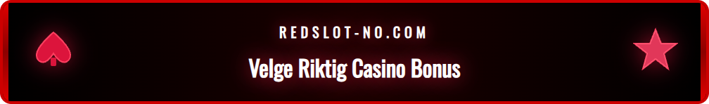 Skjermbilde som viser ulike velkomstbonuser på et nettcasino.