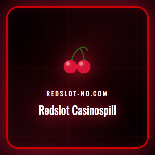 En oversikt over Redslot sin spillobby med fargerike spilleautomater.