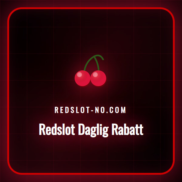 En illustrasjon som viser en spiller som mottar daglig rabatt i norske kroner fra Redslot casino.
