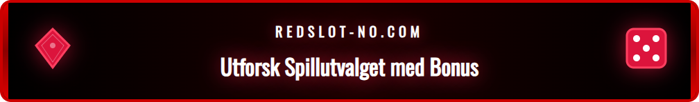 Skjermbilde som viser populære spilleautomater tilgjengelig hos Redslot.