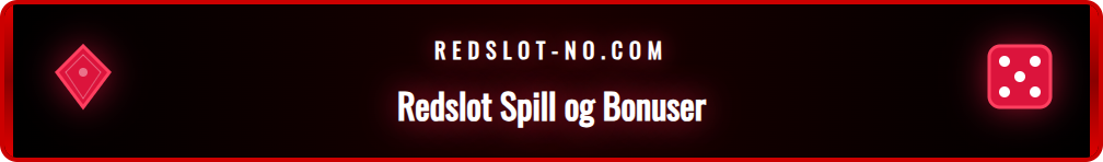 Oversikt over spillobbyen hos Redslot med automater og bonuser.