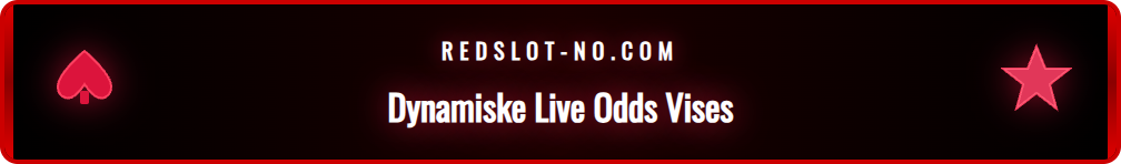 Skjermbilde som viser sanntids-oppdaterte odds under en fotballkamp.