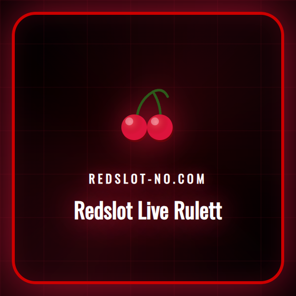 En croupier spinner hjulet på et elegant Redslot live casino-bord.
