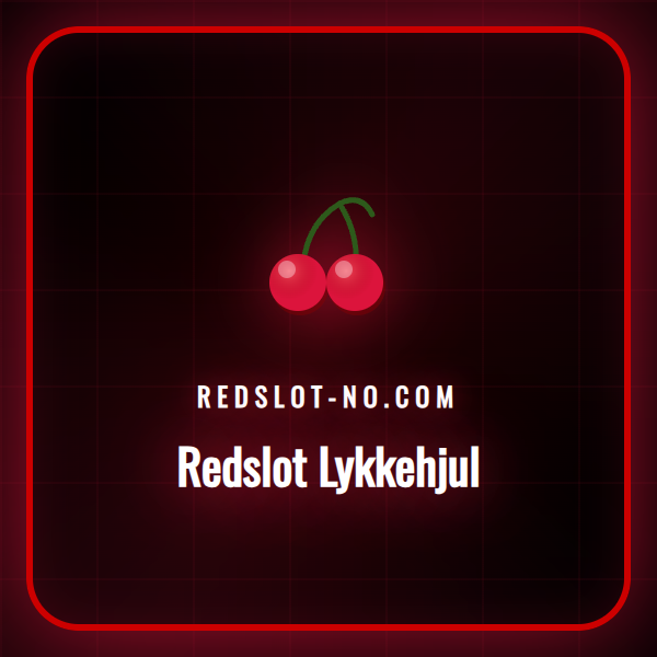 En fargerik illustrasjon av Redslot Lykkehjul som viser ulike premier og bonuser.