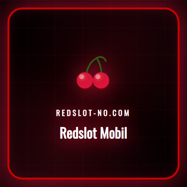 En person som holder en smarttelefon og spiller på Redslot mobilcasino med et smil.