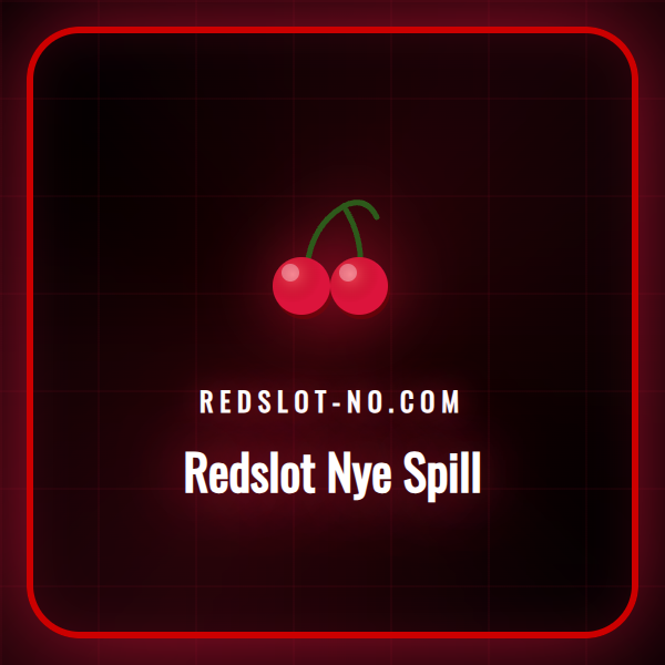 En spennende visuell fremstilling av nye spilleautomater hos Redslot.