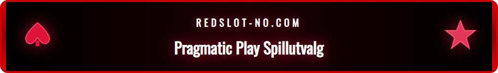 Detaljert visning av spillobbyen hos Redslot med fokus på Pragmatic Play automater.