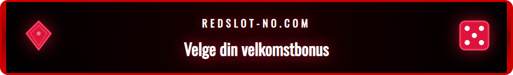 Illustrasjon av ulike bonuspakker som tilbys nye spillere hos Redslot.